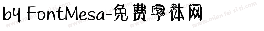by FontMesa字体转换